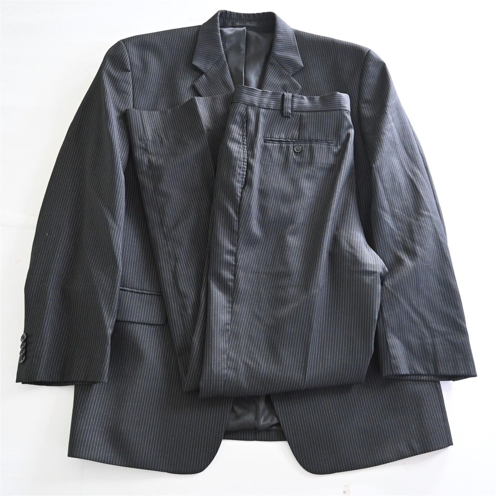 Michael Kors Black Pinstripe Suit